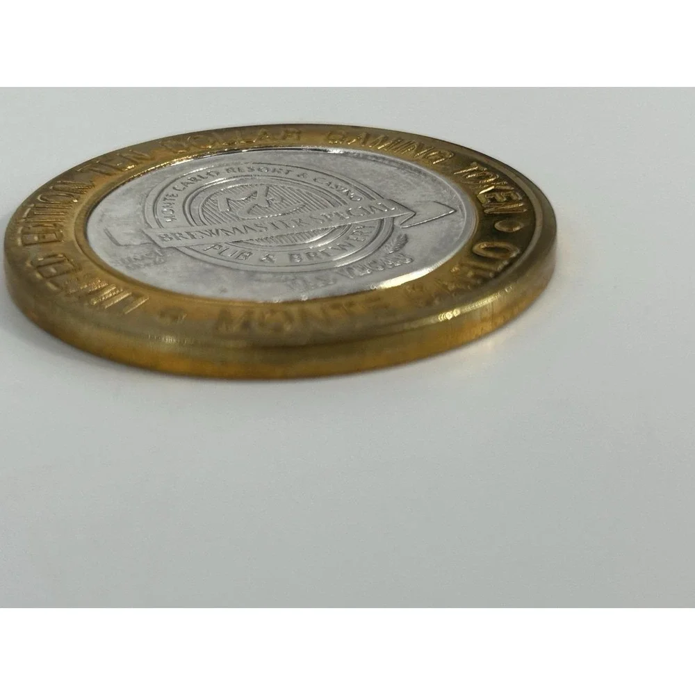 Monte Carlo Las Vegas, NV $10 Gaming Token Brewmaster Special .999 Silver